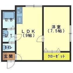 コーポ岡村の物件間取画像